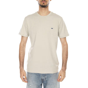 SS PATCH LOGO TEE COVE BEIGE - Maglietta Girocollo Uomo Beige 112376454 BGE LEE 