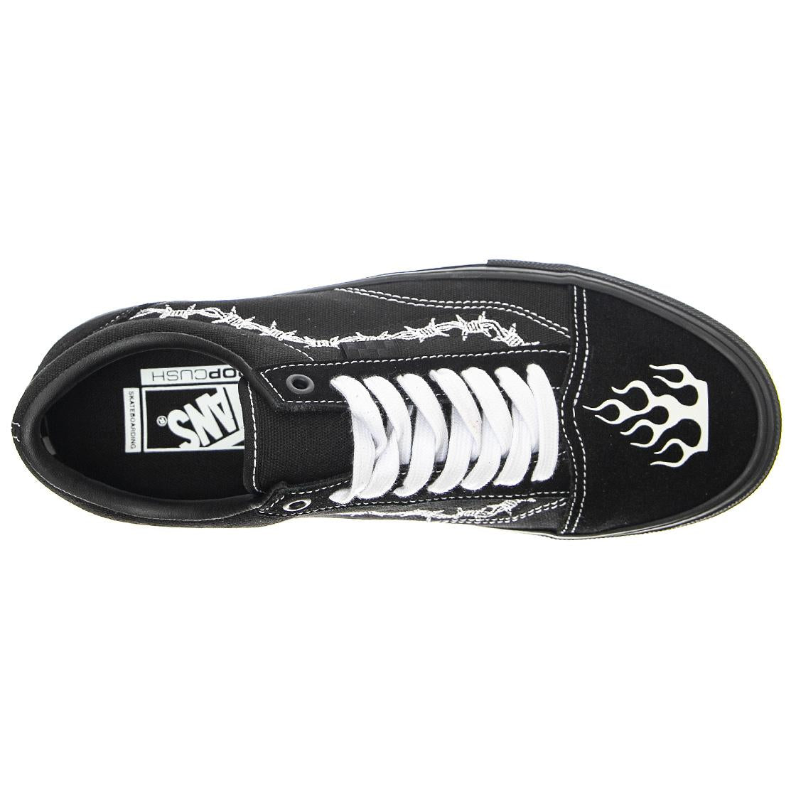 MN Skate Old Skool Elbe Black / White - Scarpe Stringate Profilo Basso Uomo Nere VN0A5FCBB8C1  VANS 