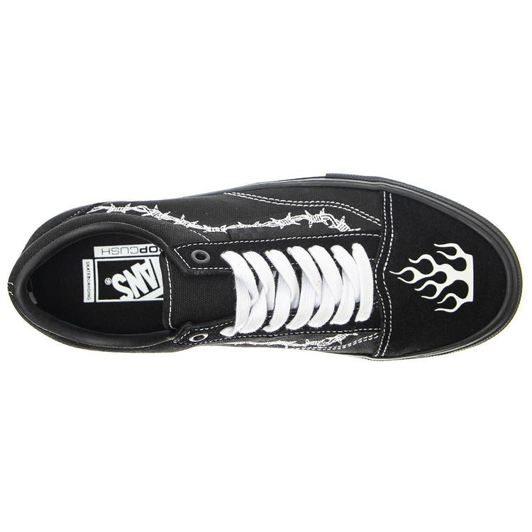 MN Skate Old Skool Elbe Black / White - Scarpe Stringate Profilo Basso Uomo Nere VN0A5FCBB8C1  VANS 