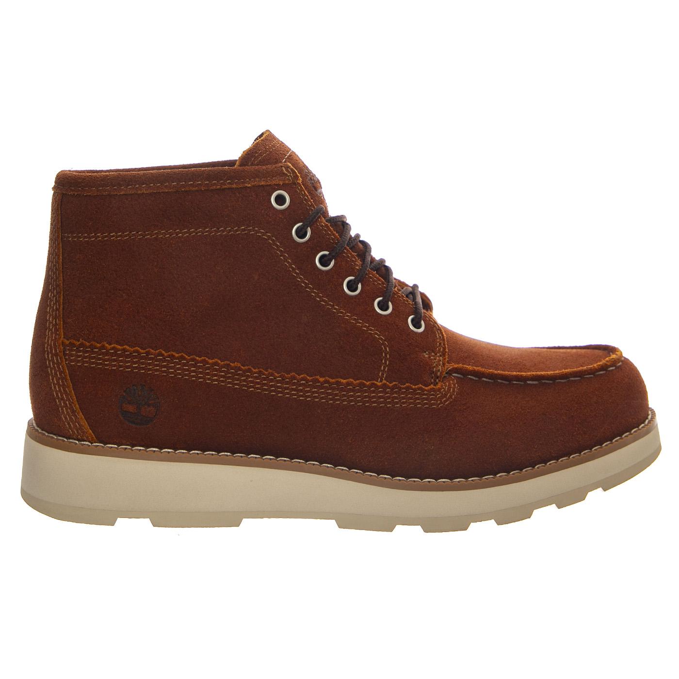Britton Mills Mid Lace Up Chukka Boot -- Stivali Uomo Rust Scamosciato TB0A6CEP EIZ1 TIMBERLAND 