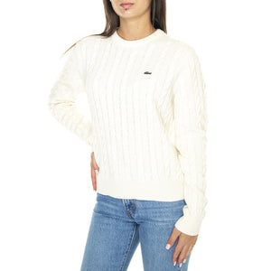 Pullover AF0663-NYV - Maglione Donna Bianco AF0633-NYV  LACOSTE 