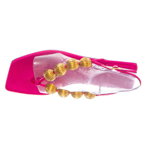 YUCATAN FUCHSIA SATIN GOLD - Sandali Donna Viola JCSJC-1119-3-2-FUCST . JEFFREY CAMPBELL 