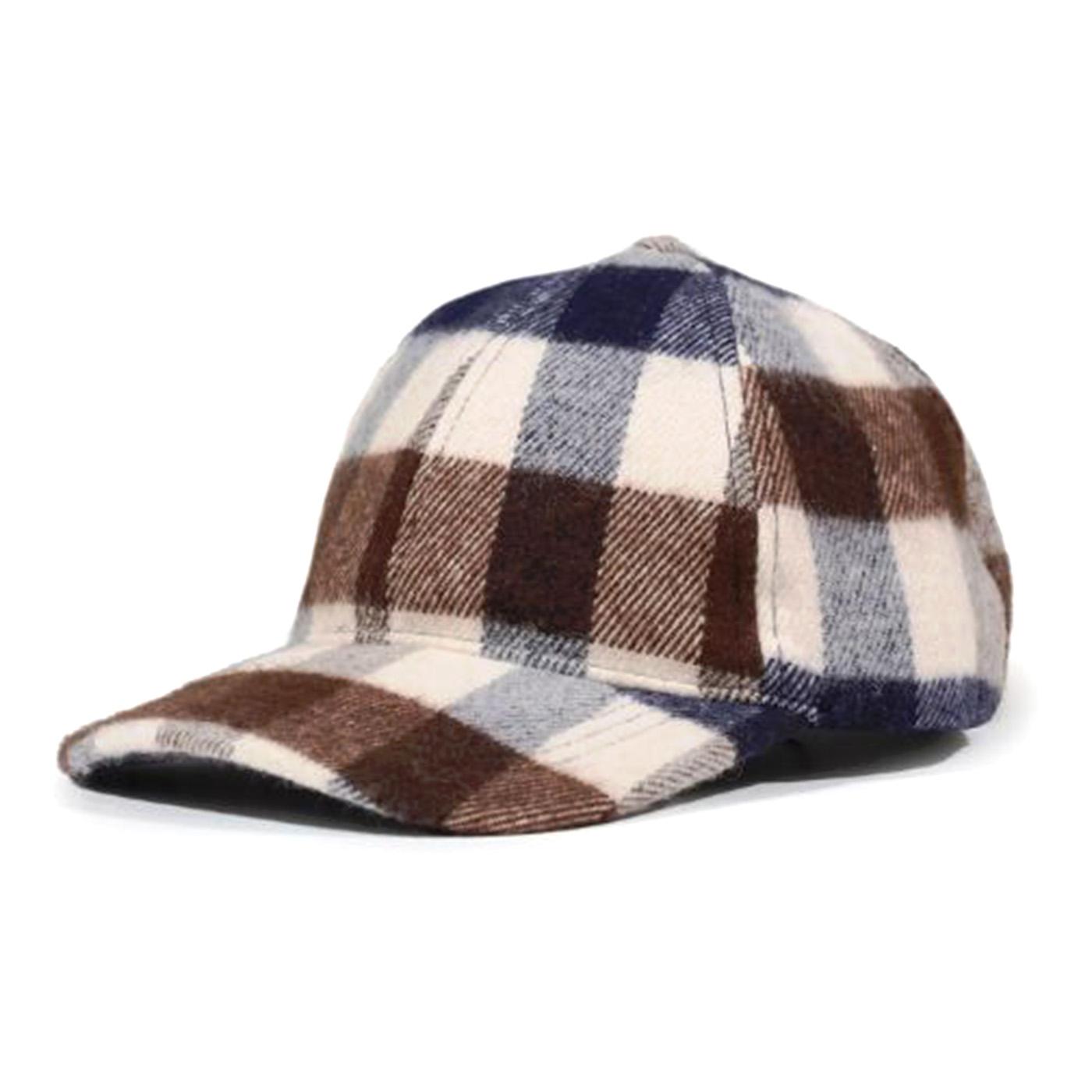 Club Check Baseball Cap Club Check 28 - Cappellino Checkerboard Multicolore con Visiera AA_A004_CP003 . AQUASCUTUM 