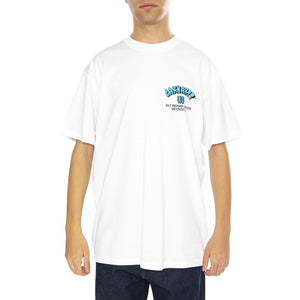 S/S Super Tired T-Shirt White - Maglietta Girocollo Uomo Bianca I033965.02XX  CARHARTT WIP 