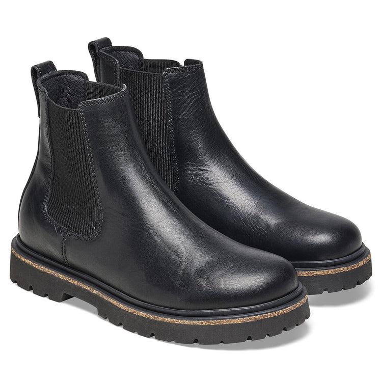 Highwood Slip On Women Black Natural Leather Boots - Stivaletti Donna Neri 1025781 . BIRKENSTOCK 
