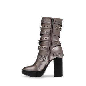 Razorsharp Pewter - Stivali Donna Grigi SMSRAZORSHARP-733  STEVE MADDEN 