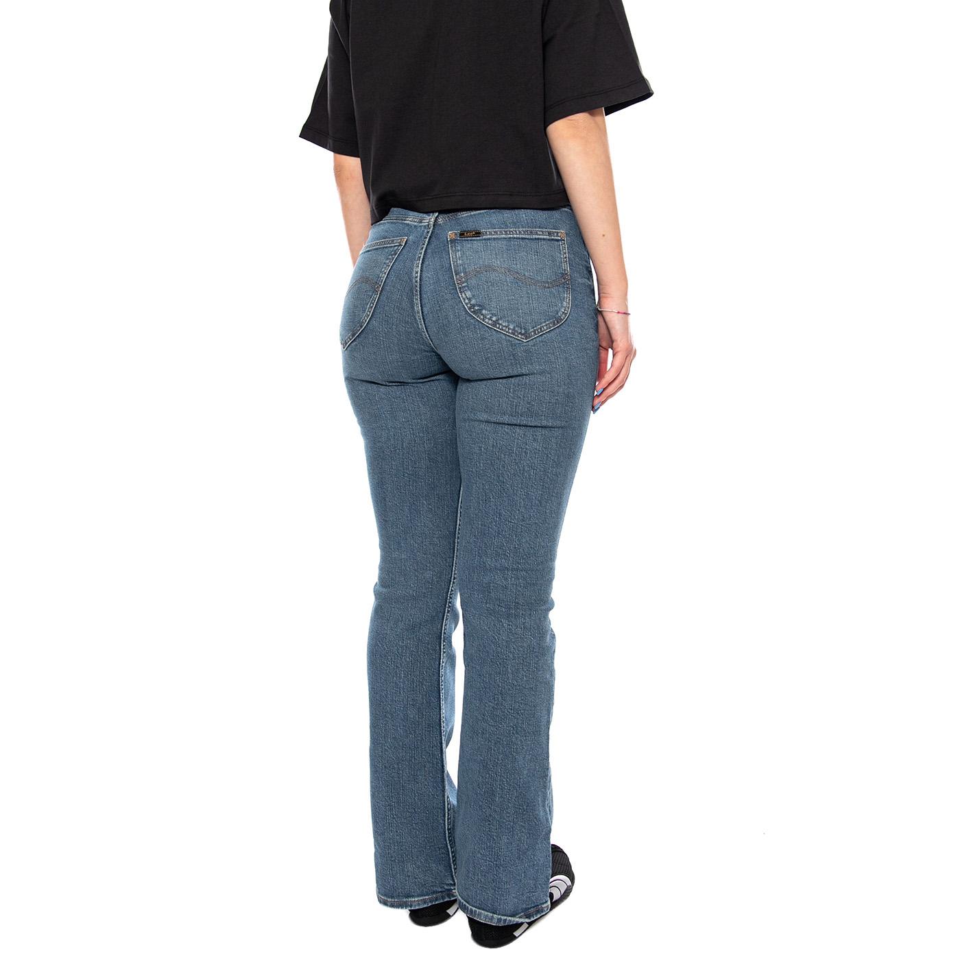 BREESE BOOT VALIANT BLUE - Pantaloni Denim Jeans Donna Blu 112355273 BL LEE 