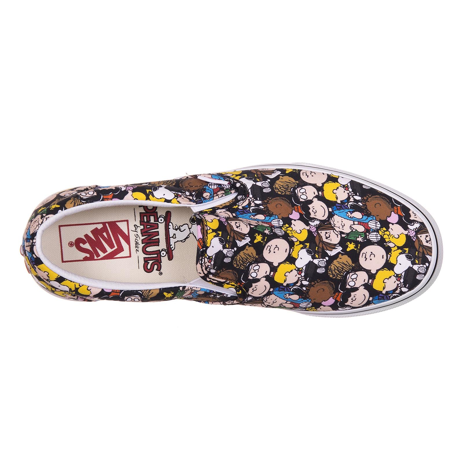 UA CLASSIC SLIP-ON (PEANUTS) The Gang Black VA38F7OQX  VANS 