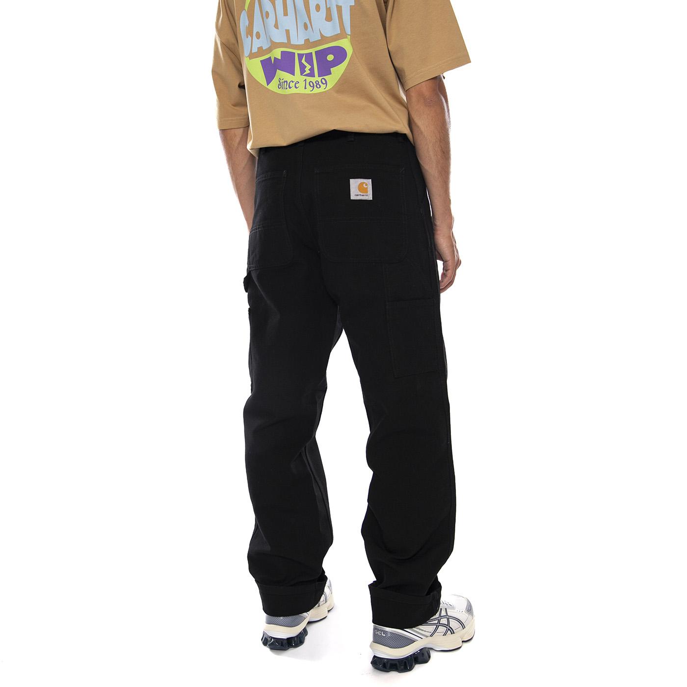 SINGLE KNEE PANT CBLACK - Pantaloni Denim Jeans Uomo Neri I031497 8902 CARHARTT WIP 
