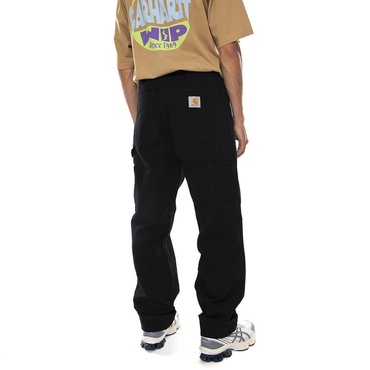 SINGLE KNEE PANT CBLACK - Pantaloni Denim Jeans Uomo Neri I031497 8902 CARHARTT WIP 