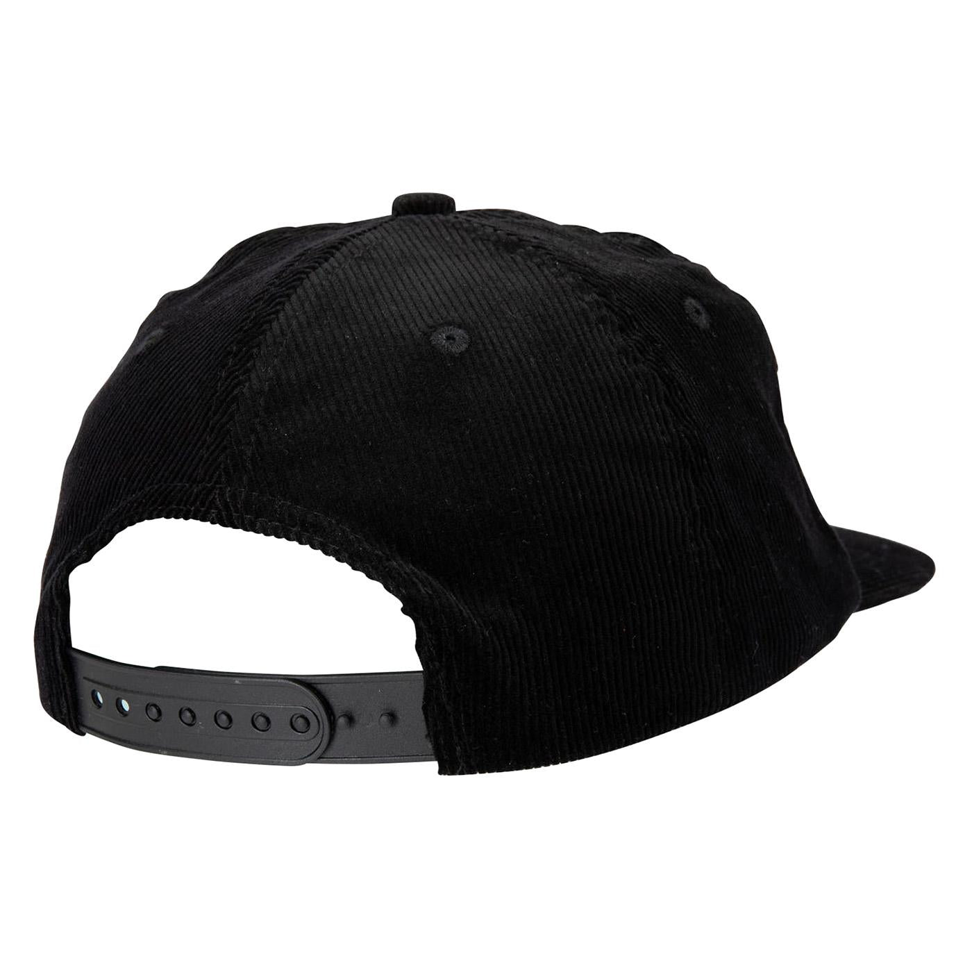 Sommer Sparrow O/S - Black Cord - Cappellino con Visiera Nero SCA-CAP-0497  SANTA CRUZ 