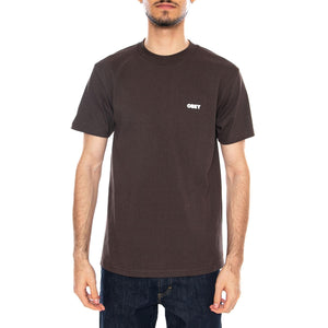 OBEY EXCLAMATION TEE - Maglietta Girocollo Uomo Marrone 165264328 JVA OBEY 