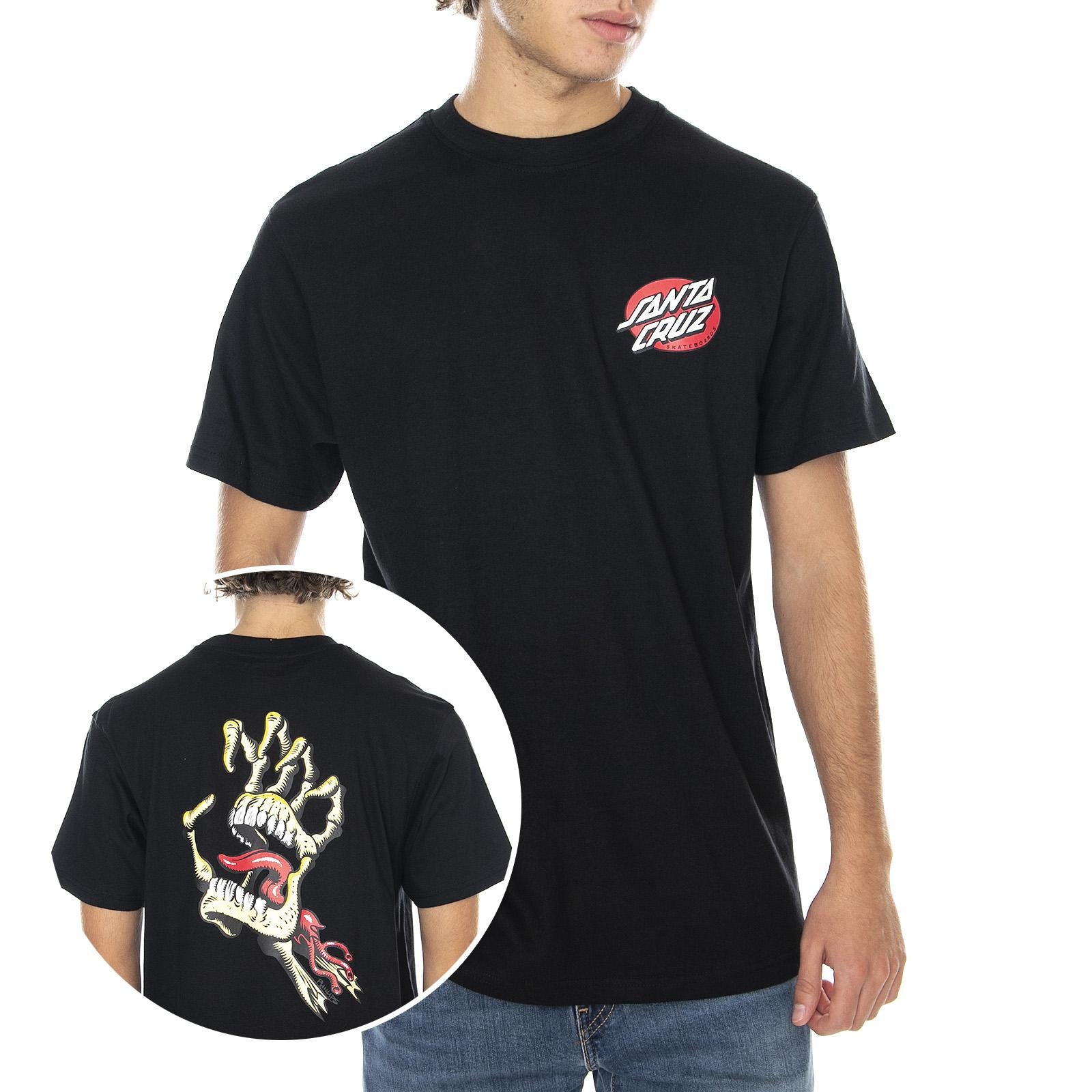  Vintage Bone Hand Black  SANTA CRUZ 