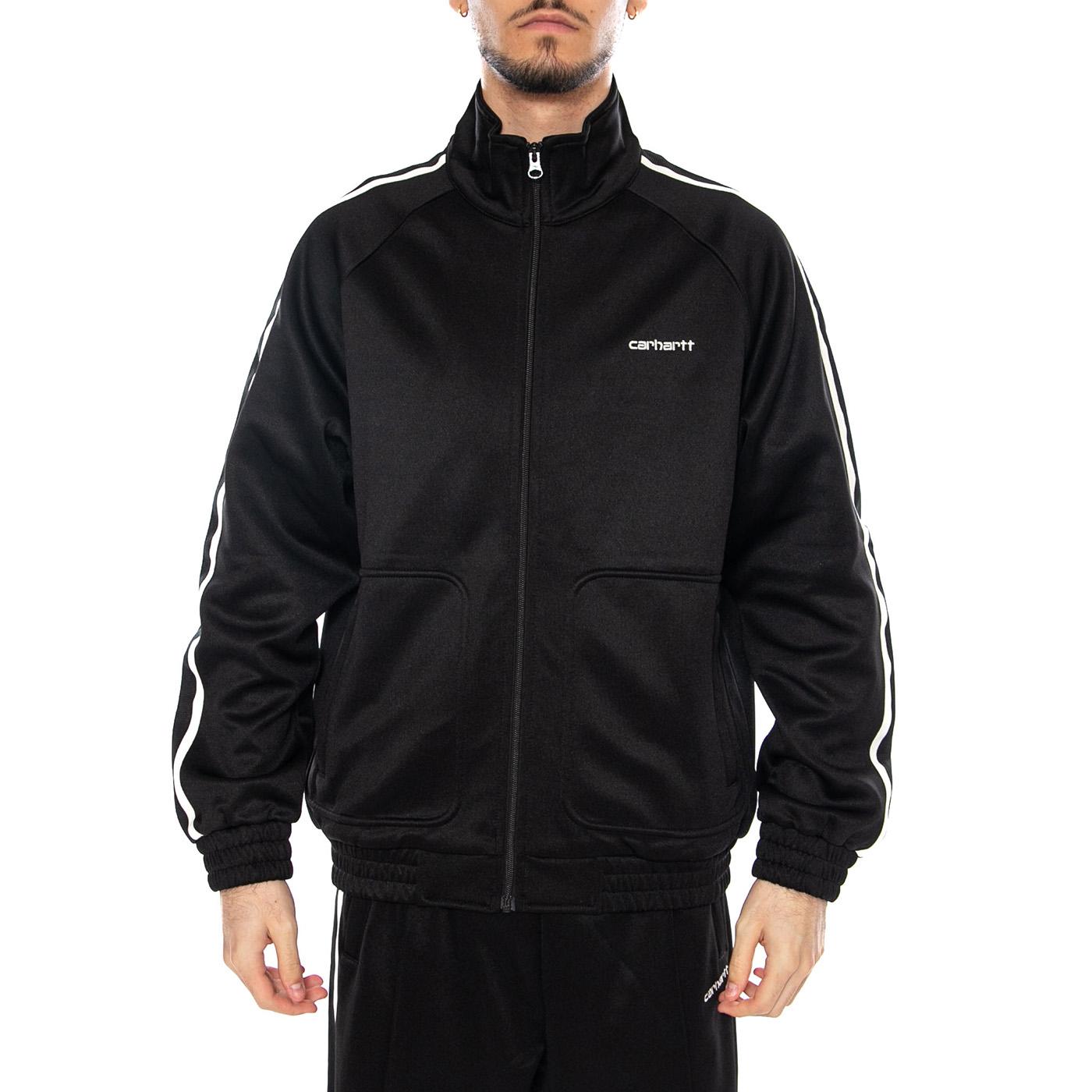 Bolar Sweat Jacket Black / Wax - Giacca con Zip Uomo Nera I036223 K02XX CARHARTT WIP 