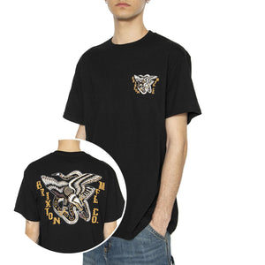 Battle S/S STT - Maglietta Girocollo Uomo Nera 17144-BLACK  BRIXTON 