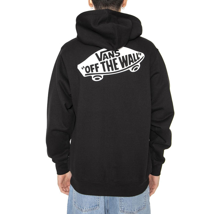 Syle 76 II Loose FT FZ PO Black/White - Felpa con Cappuccio Uomo Nera VN000P53Y281  VANS 