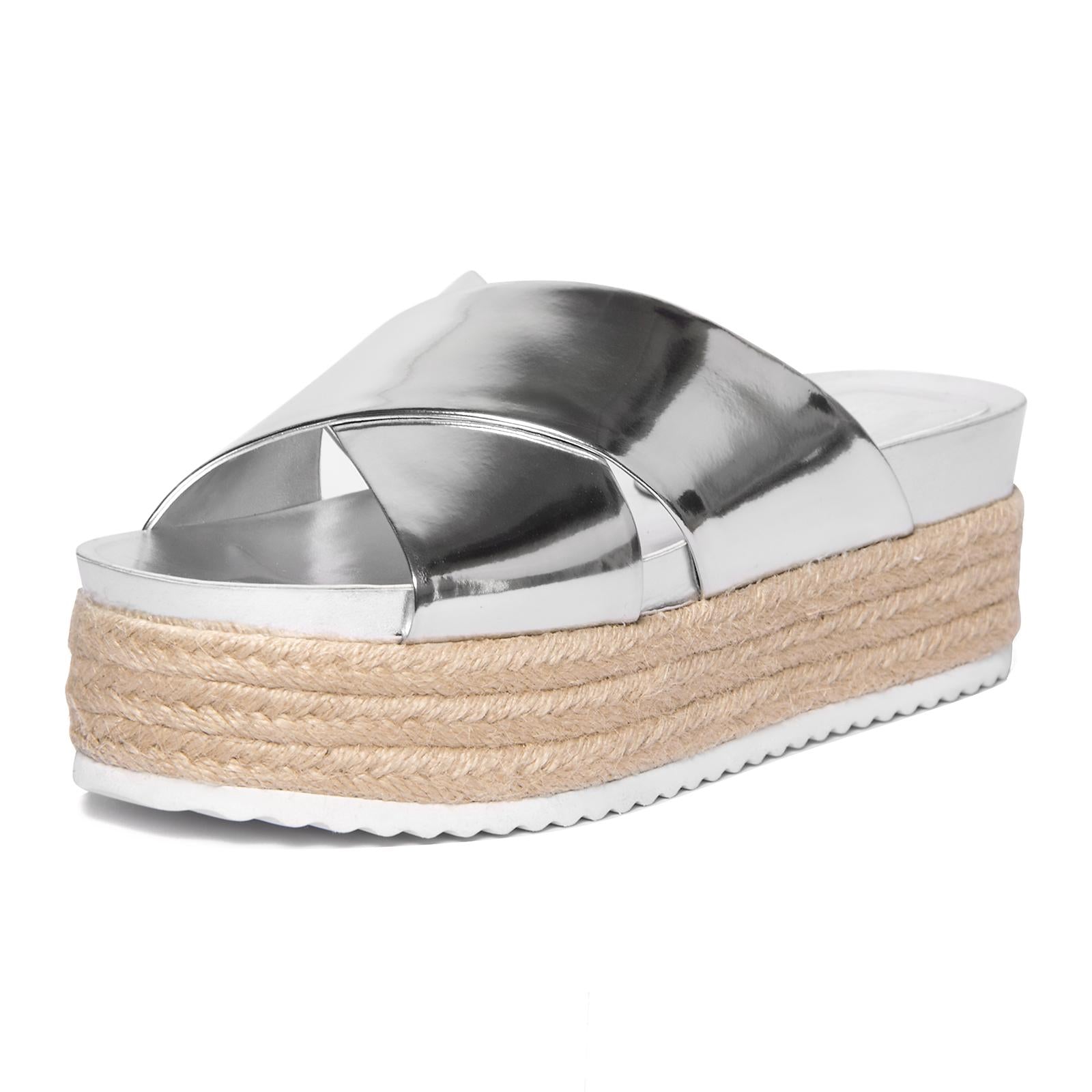 Ezza Sandals - Silver Mirror Metal - Sandali Donna Argento BCSEZZASILVER  BCBG 