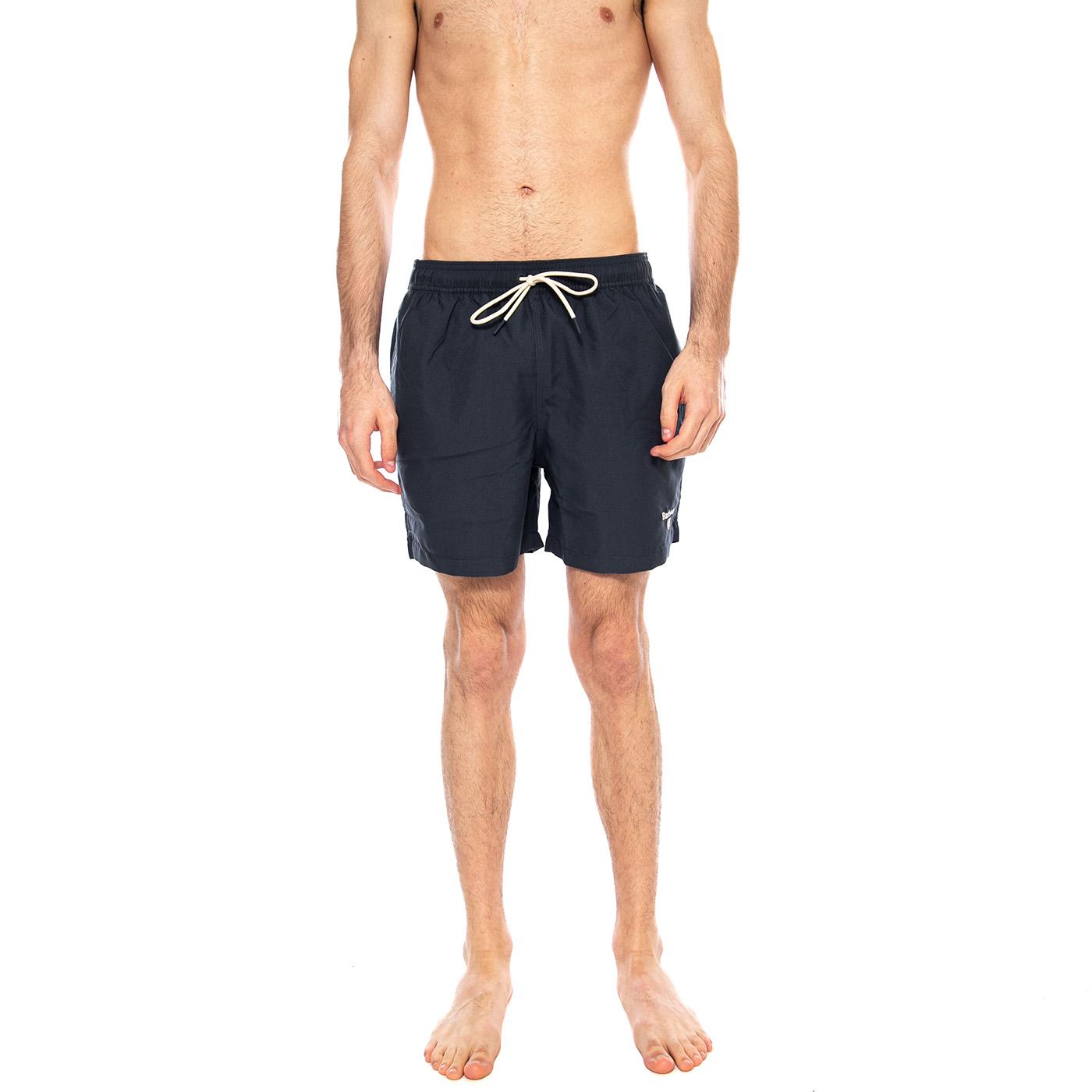 STAPLE LOGO 5 SWIM SHORTS Navy - Costume da bagno uomo blu MSW0064 NY91 BARBOUR 