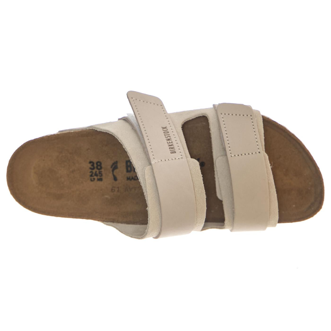 Uji antique white, Suede Leather/Nubuck - Sandali Donna Bianco 1024822  BIRKENSTOCK 