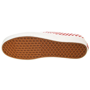 UA Authentic Van Doren Special Checkerboard - Scarpe Stringate Profilo Basso Uomo Bianche / Rosse VN0A5KS97051  VANS 