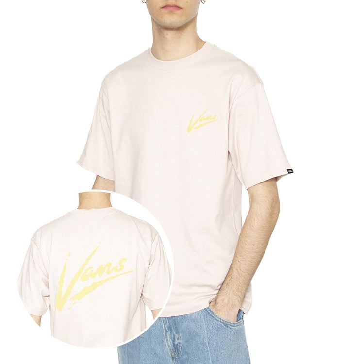 Dettori Loose SS Sepia Rose - Maglietta Girocollo Uomo Rosa VN000K42O3N1  VANS 