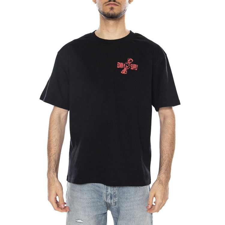 SORRY TOKYO TS - Maglietta Girocollo Uomo Nera I036640.89.67. 89,67 EDWIN 