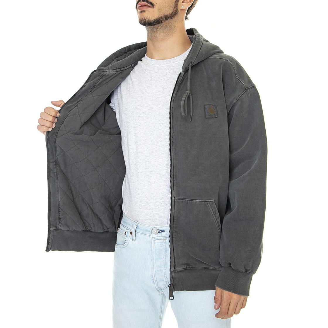 Hooded Vista Jacket Vulcan (garment dyed) - Giacca Invernale con Cappuccio Uomo Grigi I029524-38  CARHARTT WIP 