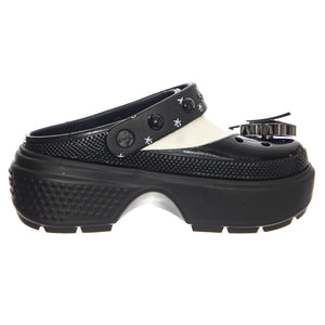 Wednesday Stomp Clog Black - Sandali Donna Neri CR.210214-BLK  CROCS 