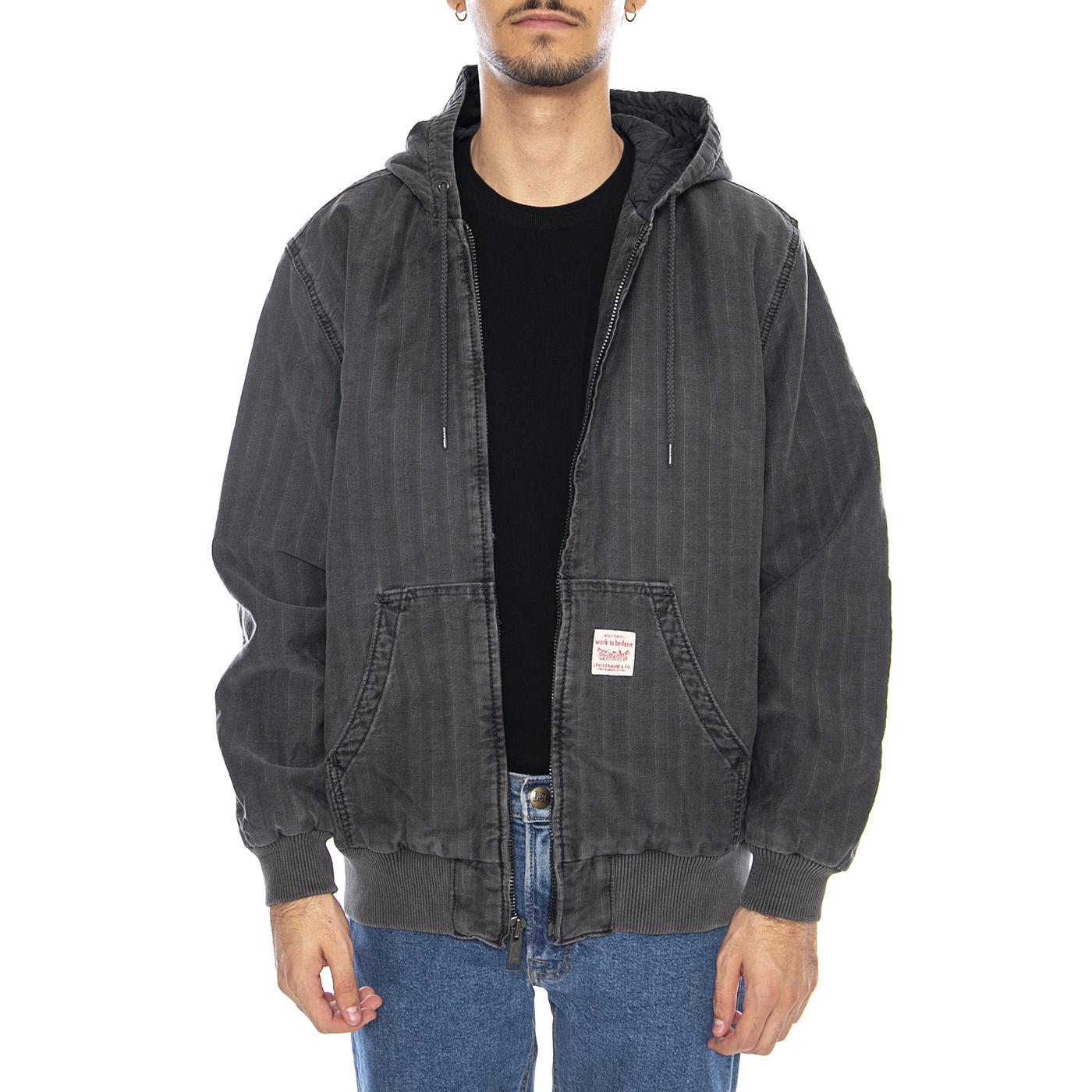 Potrero Denim Hoodie Double Duty Black - Giacca con Cappuccio Uomo Nera A3222-0015  LEVIS 