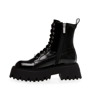 Over-Ride Black Patent - Stivaletti Stringati Donna Neri SMSOVER-RIDE-18  STEVE MADDEN 