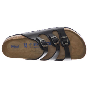 Florida SFB black, Oiled Leather - Sandali Donna Neri 1011445  BIRKENSTOCK 