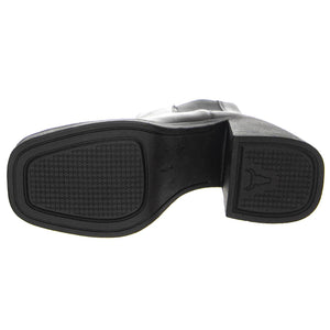 PRIORITY BLACK LEATHER - Stivaletti alla Caviglia Donna Neri WSSPRIORITY-BLK . WINDSOR SMITH 