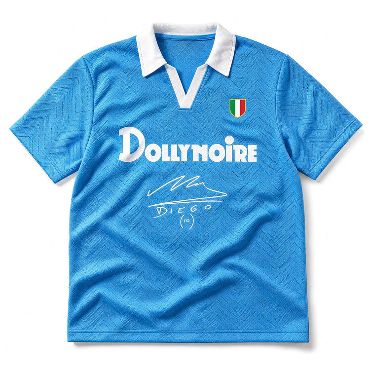 Maradona Polo Tee - Polo Maradona Uomo Azzurra / Blu TS1247 T6-03 DOLLY NOIRE 