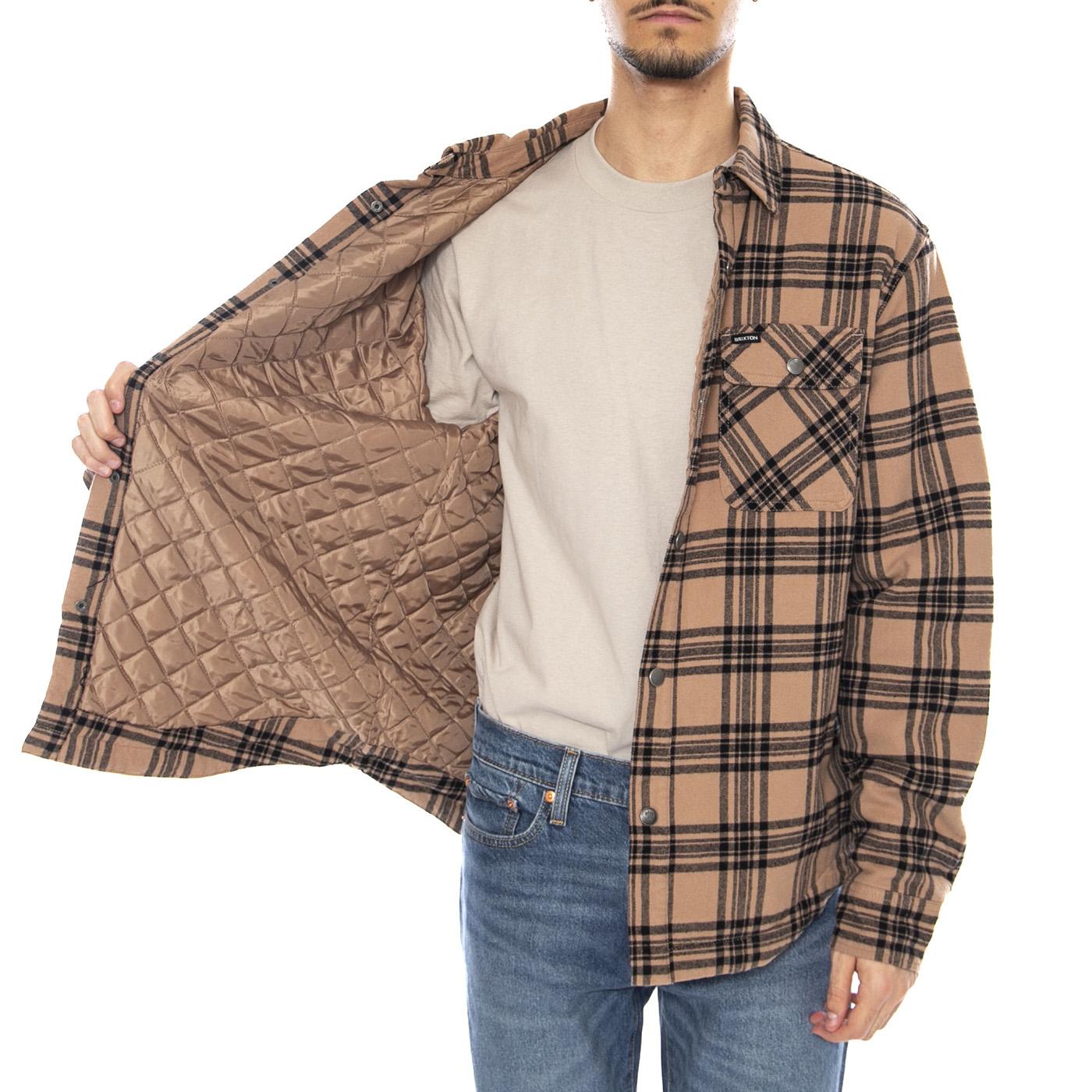 Bowery Quilted Flannel Shirt -- Giacca Uomo Multicolore 01418 WDSKB BRIXTON 