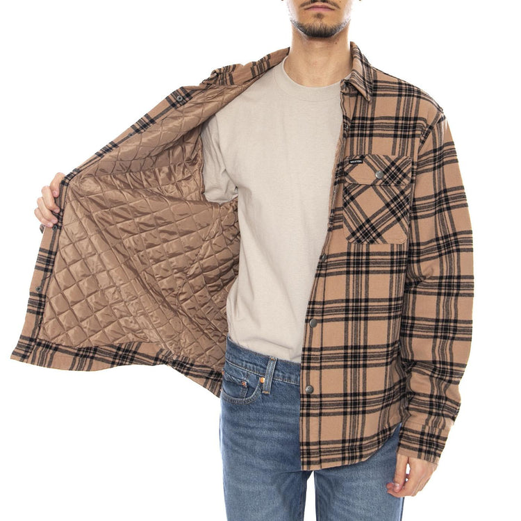 Bowery Quilted Flannel Shirt -- Giacca Uomo Multicolore 01418 WDSKB BRIXTON 