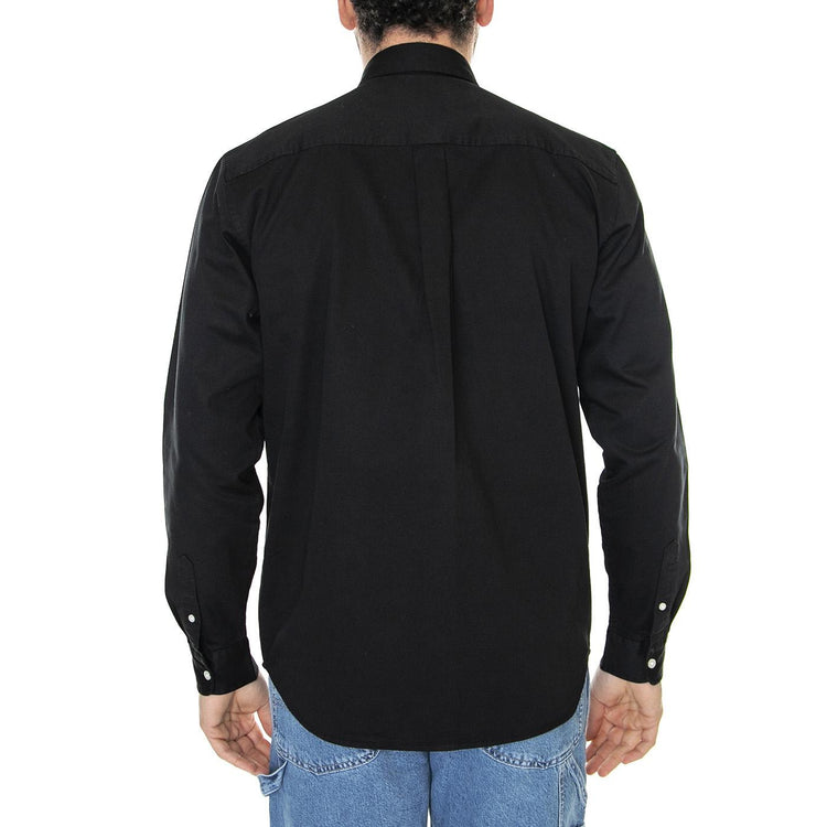 L/S Madison Shirt Black / White - Camicia Uomo Nera I023339-0D2XX  CARHARTT WIP 