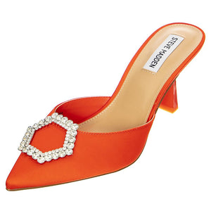 Luxe City Red Satin - Sandali Donna Arancioni SMSLUXE CITY-RED . STEVE MADDEN 