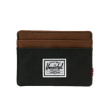 CHARLIE CARDHOLDER BLACK / SADDLE BROWN - Braun / Schwarz mehrfarbig ACCESSOIRES HERSCHEL