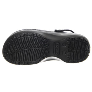 Classic Platform Lined Clog W BLK -  Sandali Donna Neri CR.207938-BLK  CROCS 