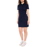 Abitino Polo Dress Blue - Polo-Kleid Damen Blau Damen LACOSTE