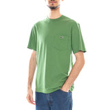 T-Shirt - Lacoste Rundhals-T-Shirt mit Brusttasche Herren Grün Herren LACOSTE