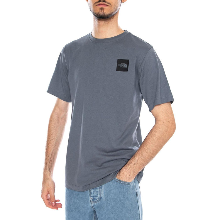 M Evo Box HD RG SS Granite Grey - Maglietta Girocollo Uomo Grigia NF0A8G9C 0U31 THE NORTH FACE 