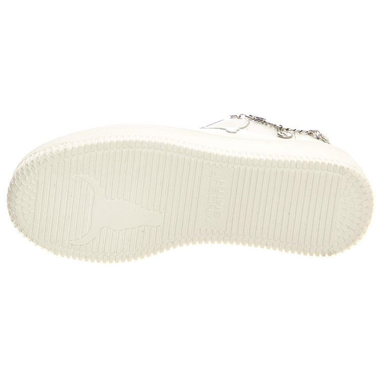 Remember White Brave / Silver Chain - Scarpe Donna Bianche WSPRELEASE-WHTSIL  WINDSOR SMITH 