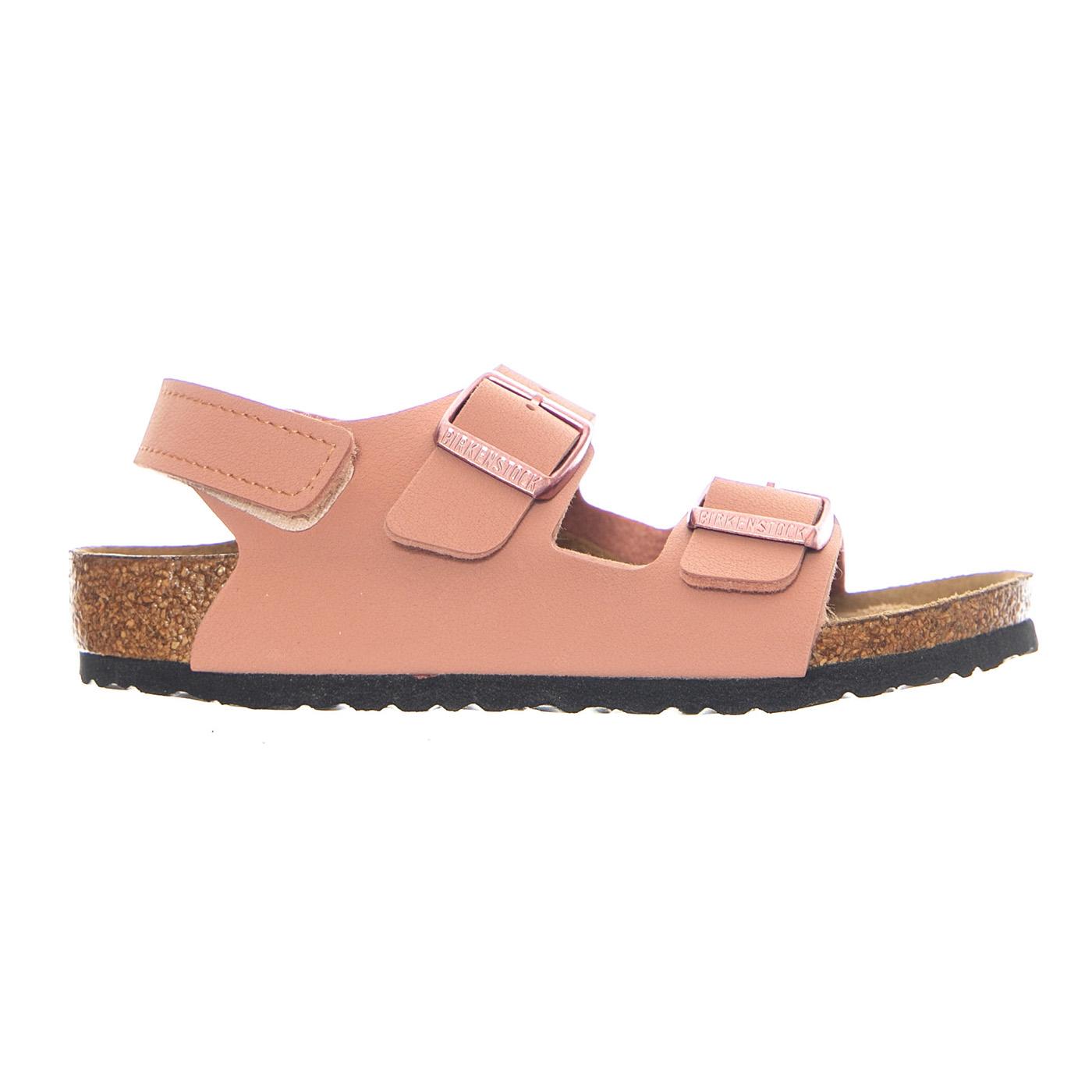Milano HL Kids Birkibuc Narrow Fit Pink Clay - Sandali Bambino Rosa 1029519 PCY BIRKENSTOCK 