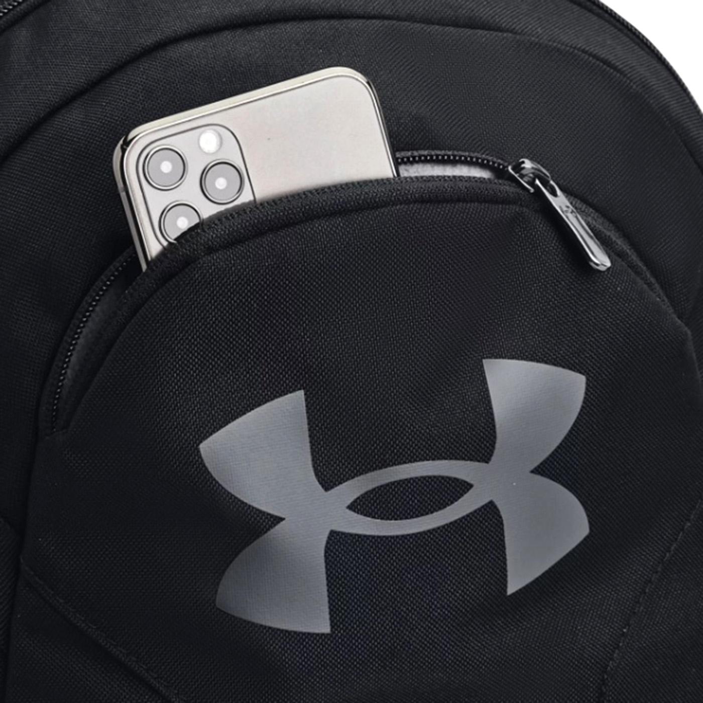 UA Hustle Lite Backpack Black - Zaino Nero 77-1364180-1  UNDER ARMOUR 