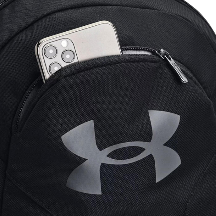UA Hustle Lite Backpack Black - Zaino Nero 77-1364180-1  UNDER ARMOUR 