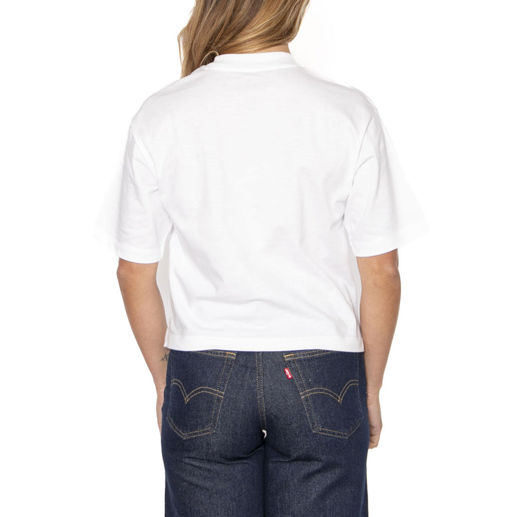 Carhartt WIP  t-shirt S/S Colburn - Maglietta Girocollo Donna Bianca I034308.02XX  CARHARTT WIP 