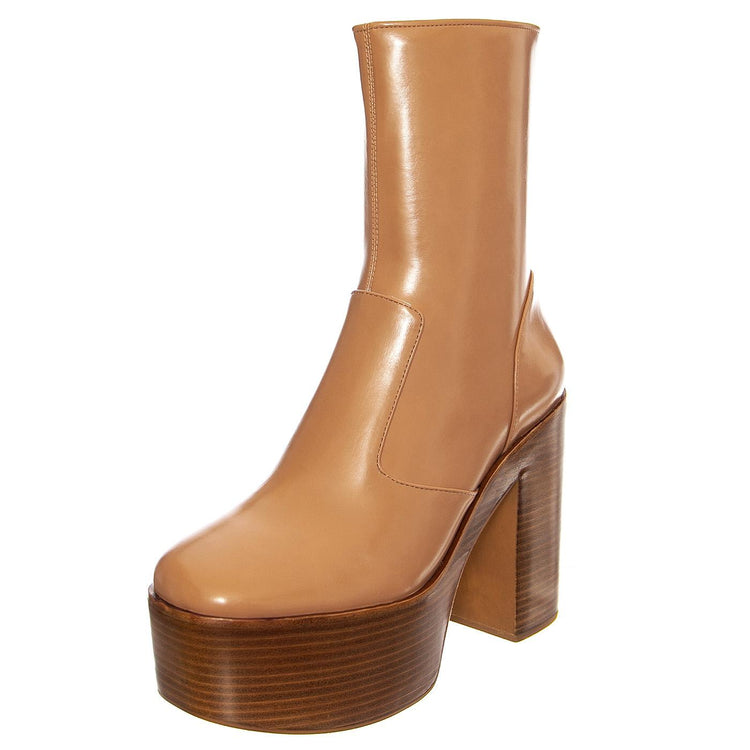 W' Mexique-2 Nude Pu - Stivali Donna Marroni JCS JC-883-3-10 -NUD  JEFFREY CAMPBELL 