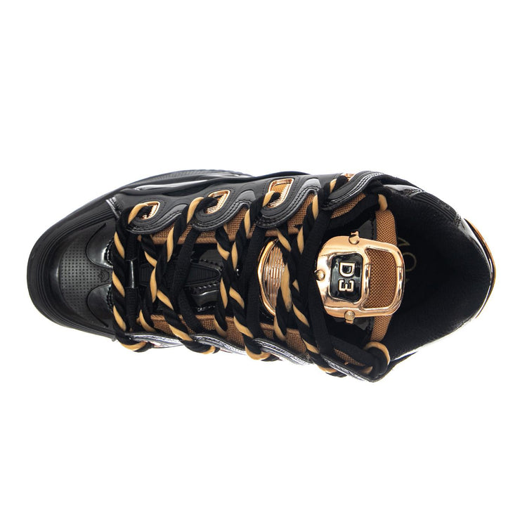D3 2001 (25th) Footwear Black/Gold - Scarpe Stringate Uomo Nera 1141 OS002981 OSIRIS 