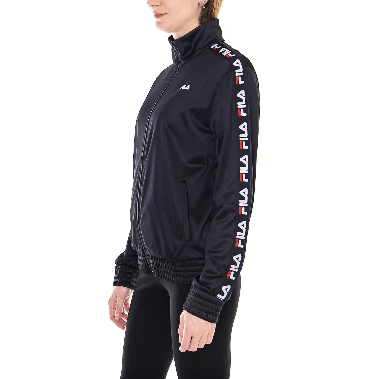 Wm Strap Track Jacket - Black - Giacca Leggera Donna Nera 681823-002  FILA 